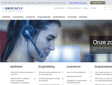 Tablet Screenshot of brocacef.nl